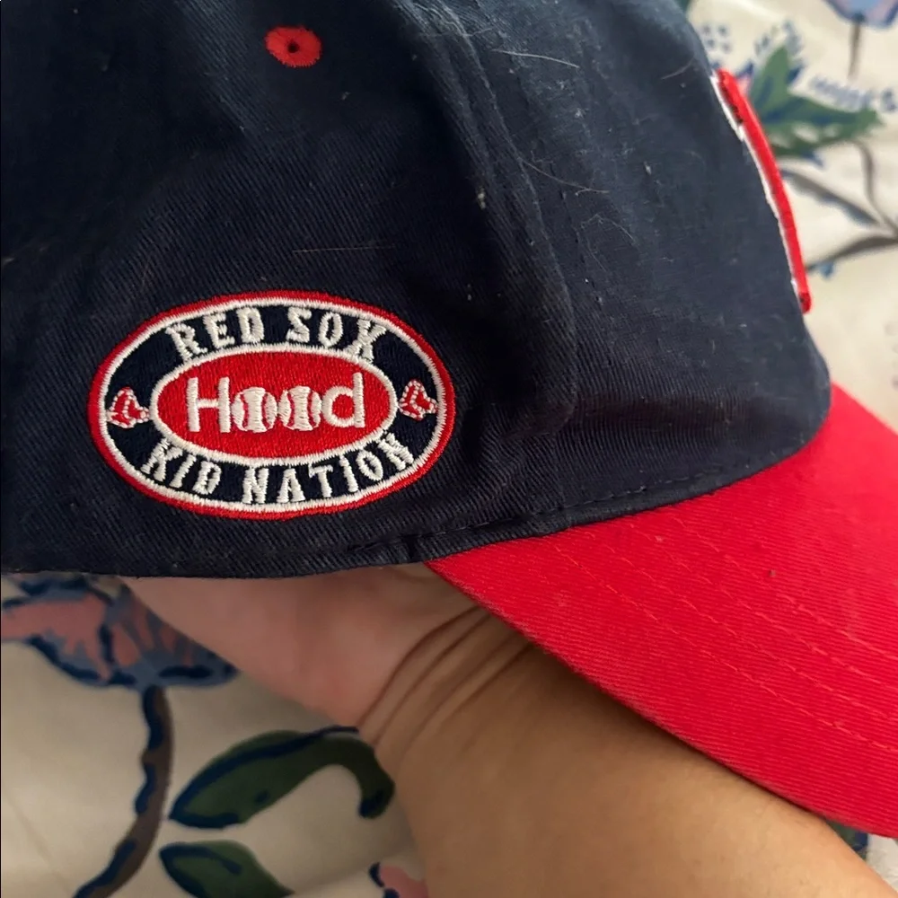 Boston Red Sox Kids Baseball Hat Red & Black Vintage Style